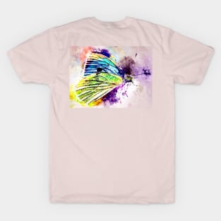 Watercolor Cabbage White Butterfly T-Shirt